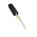 Blank Marble Letter Opener (Jet Black)